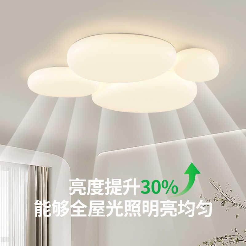 客厅灯2025新款现代极简约客厅主灯具创意卧室房间LED吸顶灯超亮