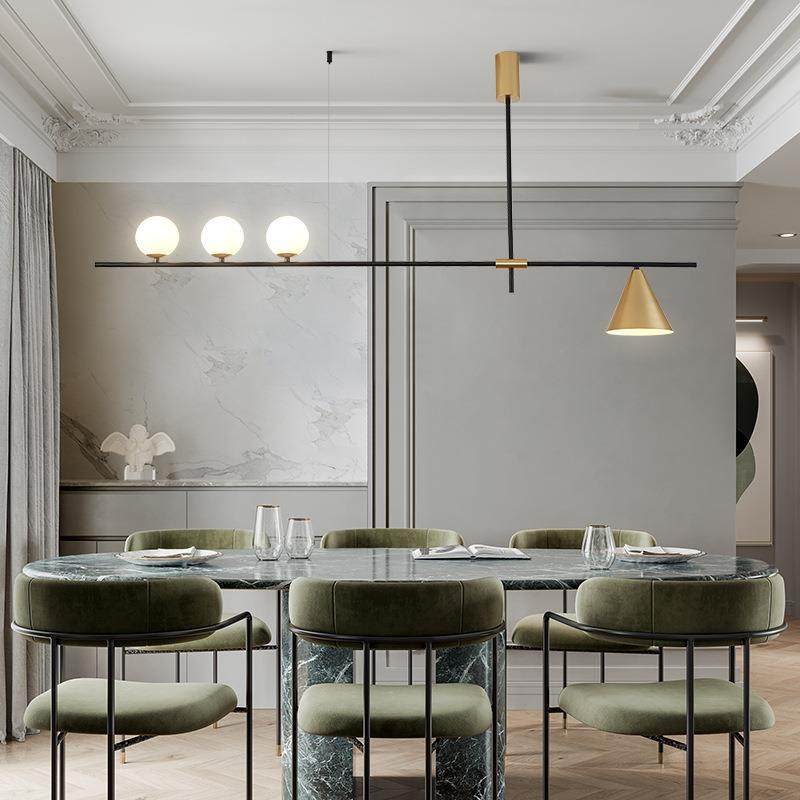 北欧后现代餐厅吊灯极简客厅创意个性设计师吧台喇叭led长条,家装灯饰光源,智能吊灯,淘宝优惠券,粉丝福利购,淘宝优惠卷