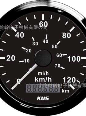 KUS正品 车船通用脉冲速度表 120km/h 200km/h需配速度传感器