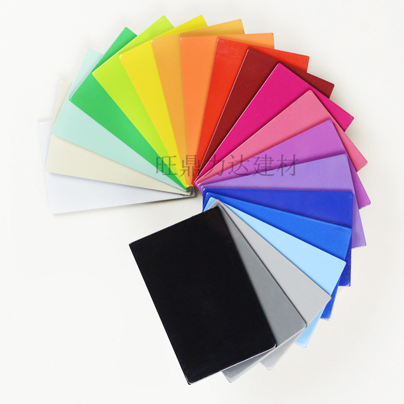 上海吉祥铝塑板桔黄4mm包柱店招广告牌装修板厂家 外墙专用