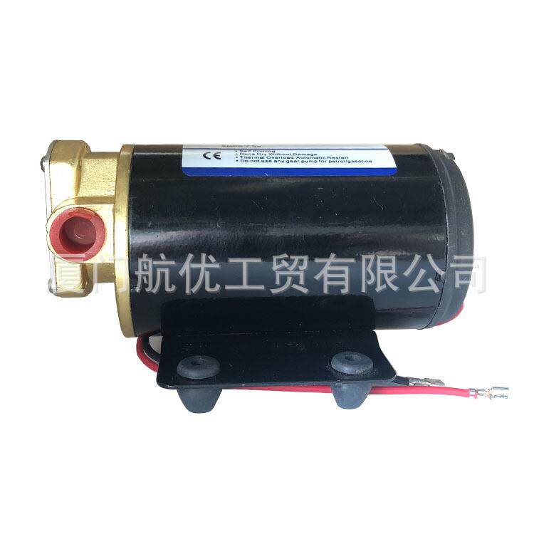 FP-12 12v自吸泵柴油泵 润滑油泵 铜头油泵直流微型齿轮油泵