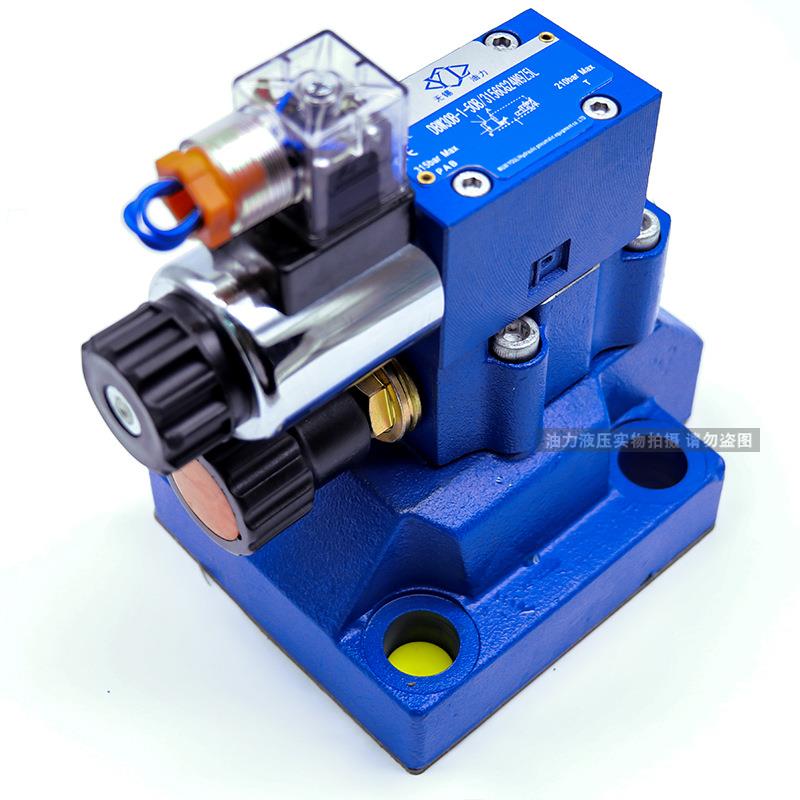 力士乐型溢流阀电磁先导式液压阀体DBW10B/10A24V/220V双向溢流阀图片