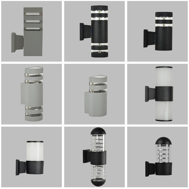 户外壁灯跨境专供防水阳台室外楼梯过道大门花园庭院单头双头上下