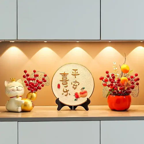 乔迁之喜客厅旺宅玄关摆件新居布置装饰搬家入宅仪式用品礼物全套