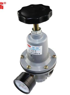 繁瑞厂家直销空气减压阀QTY-40带压力表减压器1mpa上海减压阀门厂