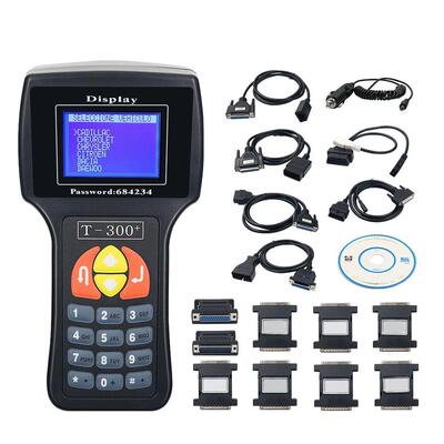 T300 Key Programmer V23.9英语/西班牙语蓝色黑色钥匙匹配仪