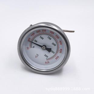 披萨炉烤箱毛细管温度表窑炉温度计300度 全不锈钢 耐高温