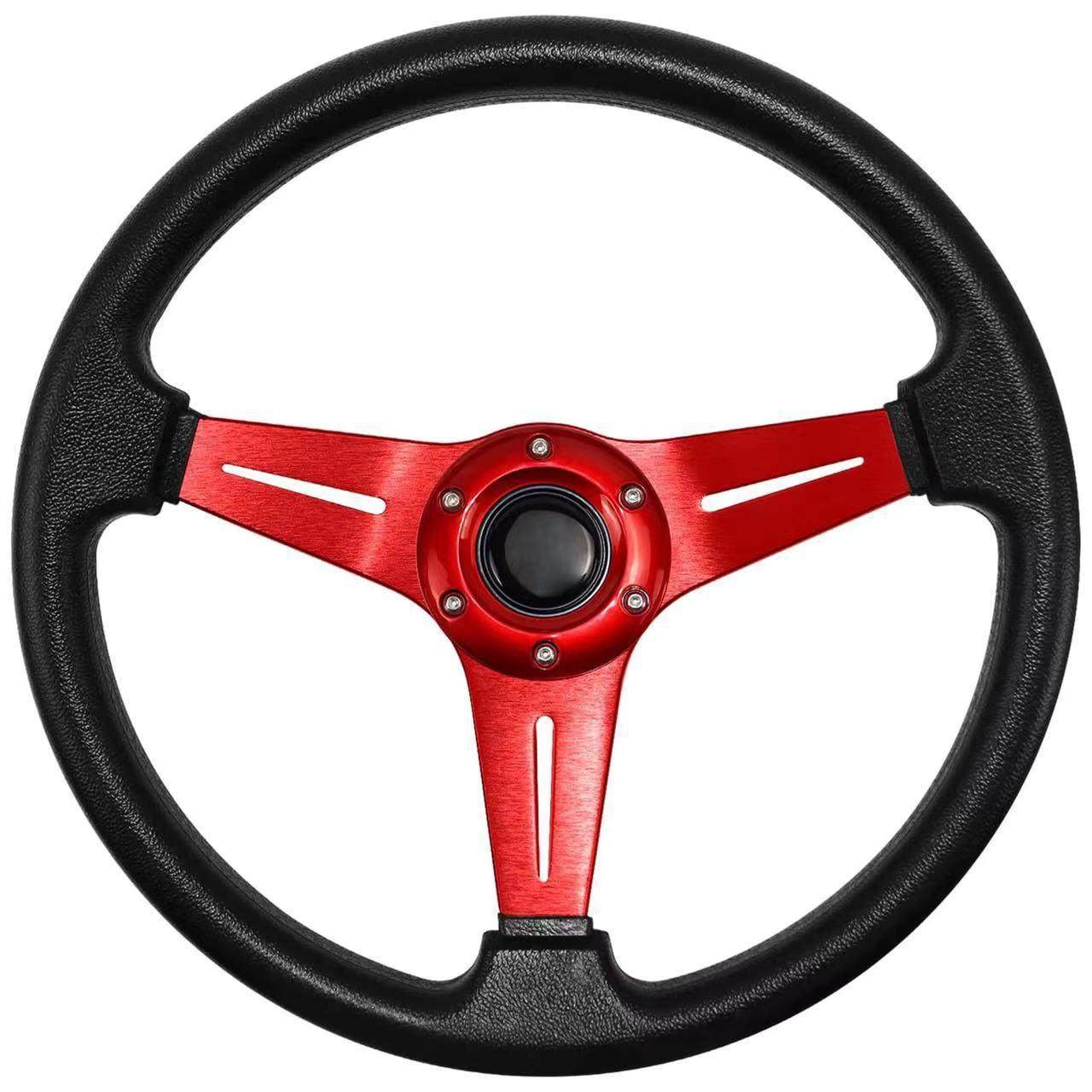 汽车配件改装通用PU方向盘游戏赛车竞技ND仿赛车游戏机罗技卡丁车