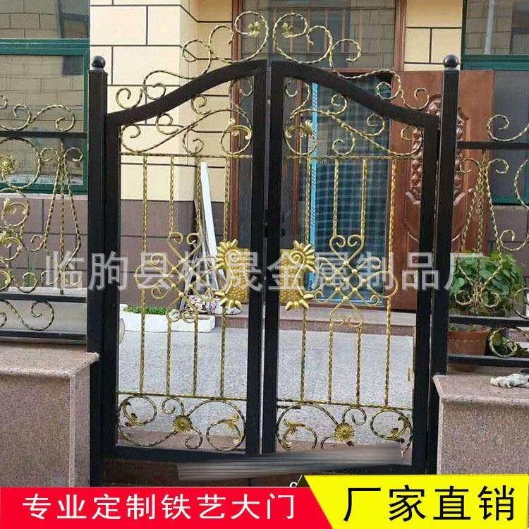 厂家庭院铁艺大门小区别墅 对开铁艺门厂区学校别墅铁制大门,全屋定制,阳台门,淘宝优惠券,粉丝福利购,淘宝优惠卷