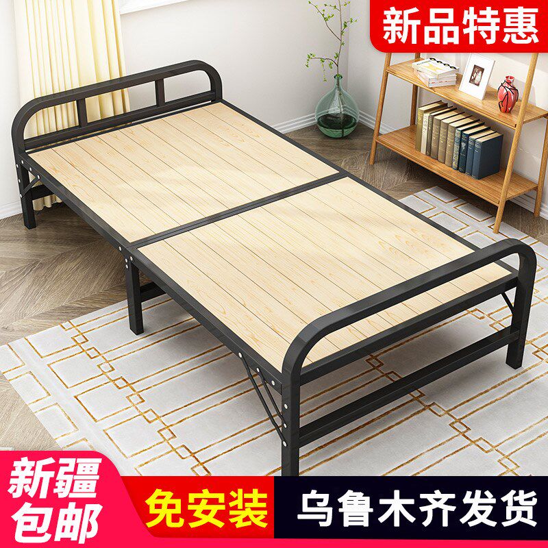 午睡折叠床板床家用床硬简易床单人床单人床实木午休
