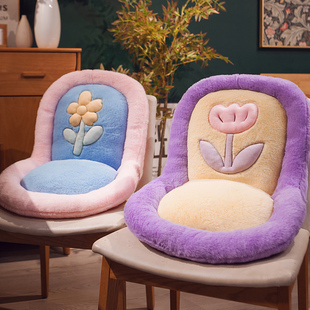 办公室?椅垫坐垫冬季靠背一体包围屁垫靠垫学生久坐椅子宿舍塑料