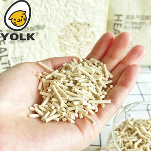 YOLK蛋黄家 宠道夫猫砂豆腐6.5L除臭结团无尘2mm细颗粒奶油布丁味