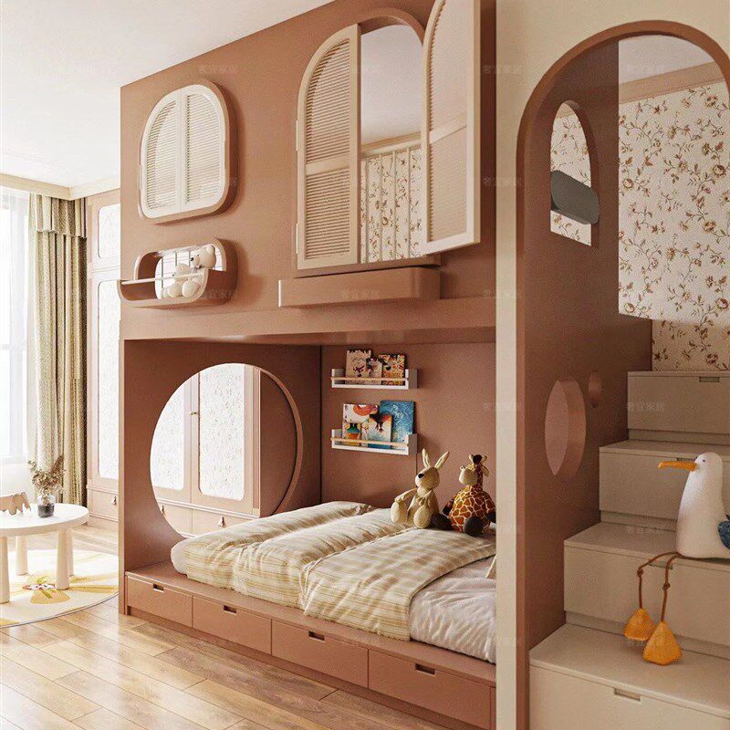 儿童房全屋定制小户型公主上下铺城堡床树屋高低床实木双层儿童床,住宅家具,高低/子母床,淘宝优惠券,粉丝福利购,淘宝优惠卷