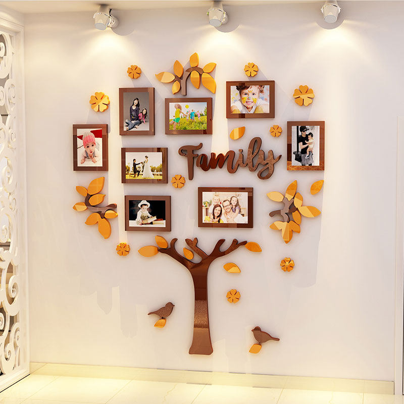 照片墙温馨卧室装墙面装饰儿童房间布置创意壁纸画客厅玄关3d立体,家居饰品,软装墙贴,淘宝优惠券,粉丝福利购,淘宝优惠卷