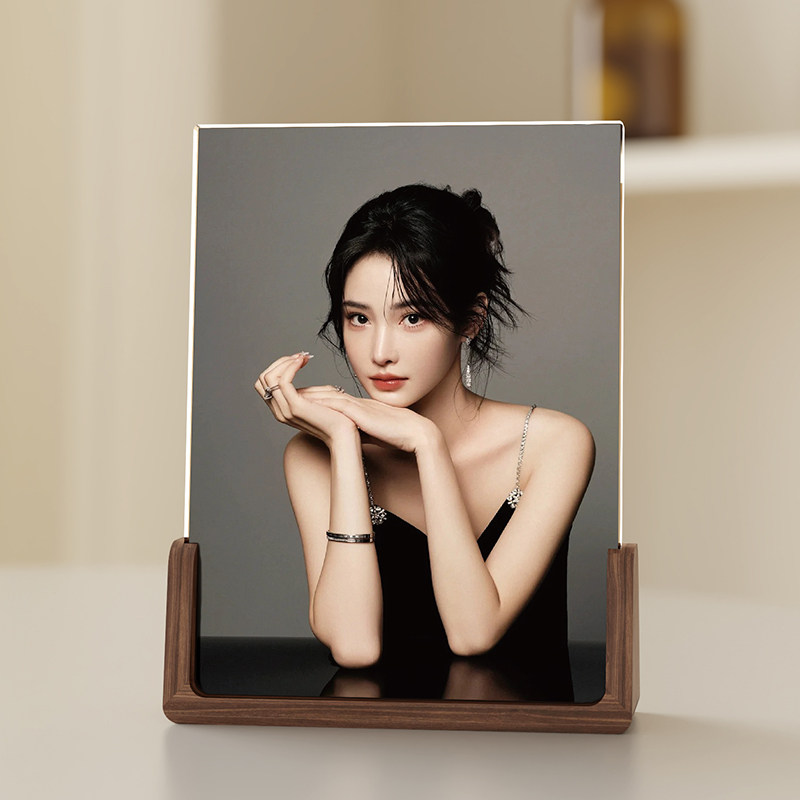 照片定制相框摆台洗婚纱照做成画框打印个人写真精修相片桌面摆件