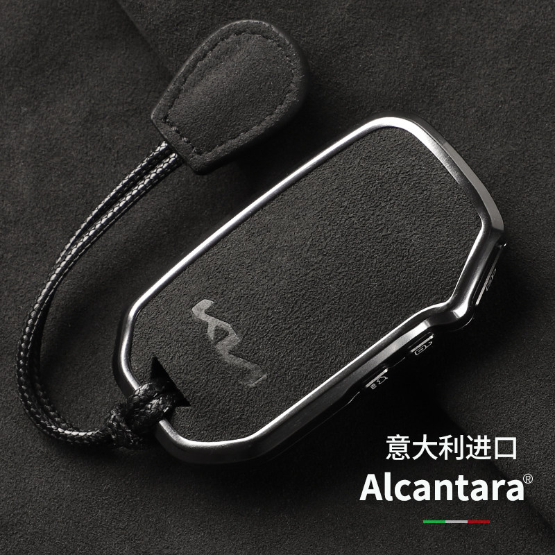 适用于起亚钥匙套智跑KX3傲跑扣K3K5狮铂拓界奕跑汽车翻毛皮壳包