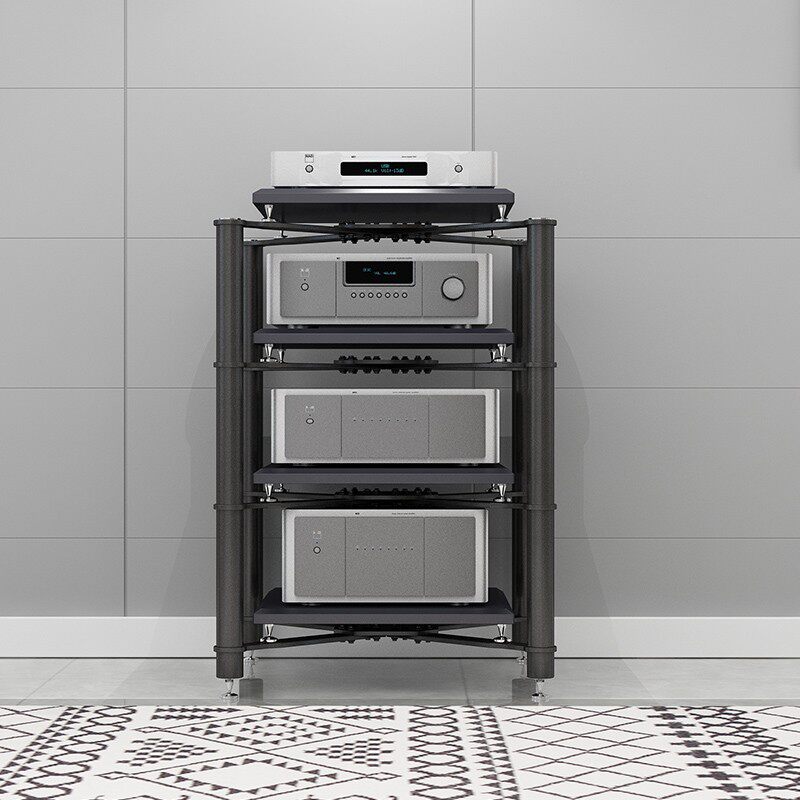 钢骨架功放机柜功放架音响架音响柜音响支架避震脚架影音柜器材柜