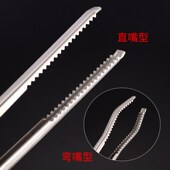 全304不锈钢黄鳝夹 泥鳅夹螃蟹夹钳垃圾夹赶海工具 防侧滑黄鳝钳