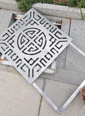 永章不锈钢雨水沟盖板篦子 庭院园林排水落水井盖室外地漏304加厚