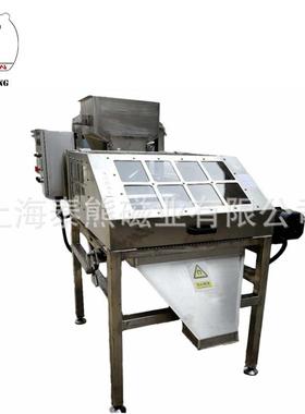 干式除铁器强磁滚式磁选机食品级自动除铁器15000GS磁选机
