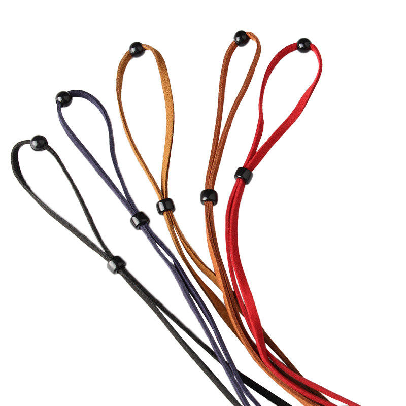 MOFORM布艺眼镜绳 仿翻毛皮纤维布眼镜链 老花近视眼镜防掉固定绳