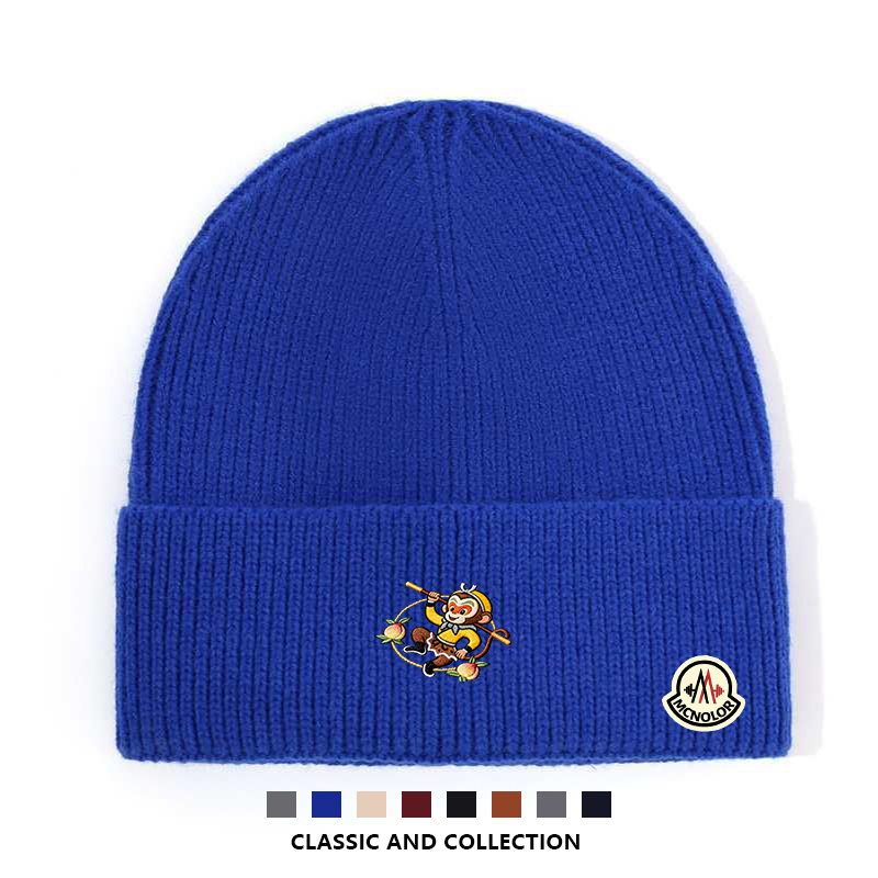 【全球轻奢】蒙口钢琴新款猴年限定针织帽男女秋冬保暖毛线帽潮流