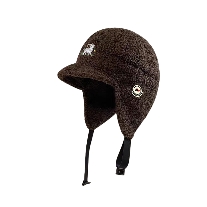 【全球轻奢】蒙口钢琴男女款毛绒雷锋帽羊年限定护耳飞行帽显脸小