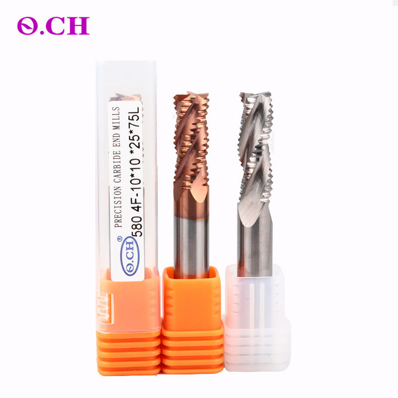 钨钢粗皮刀55度波纹刀4-20MM铝用粗铣刀钢用开粗硬质合金粗皮铣刀