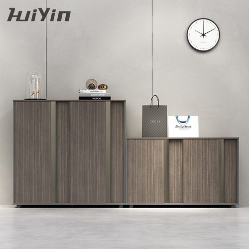 汇寅办公家具文件柜高矮柜现代办公室高低柜组合资料柜隔断组合柜