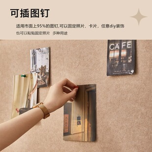 毛毡软木板拍立得照片墙背景板梦想愿景板便签墙留言板书桌背景墙