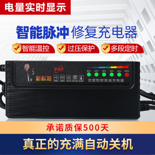 铅酸电池脉冲蓄电池电动车充电器48V12AH20AH60伏20安72V50AH120V