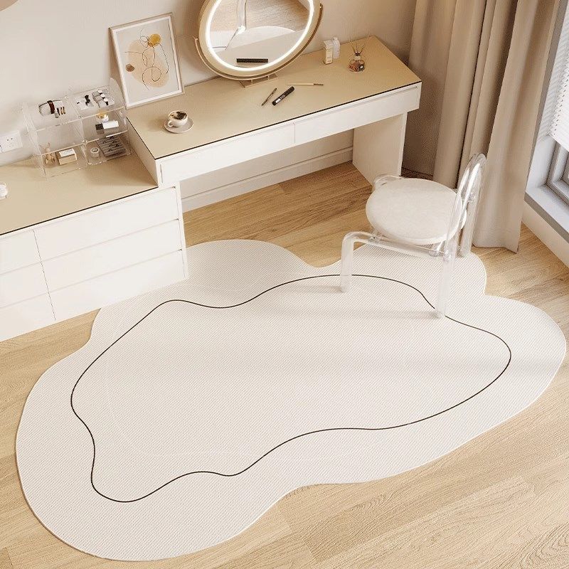 客厅地毯法式奶油风不规则异形卧室床边毯家用书房梳妆台满铺地垫,居家布艺,地毯,淘宝优惠券,粉丝福利购,淘宝优惠卷