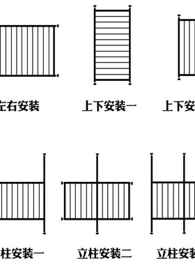 【深灰色】室内防盗窗飘窗阳台儿童窗户护栏免打孔防坠楼护栏网