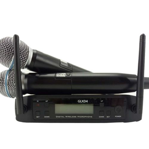 一拖二无线话筒U段专业婚庆/舞台/KTV/演出调频