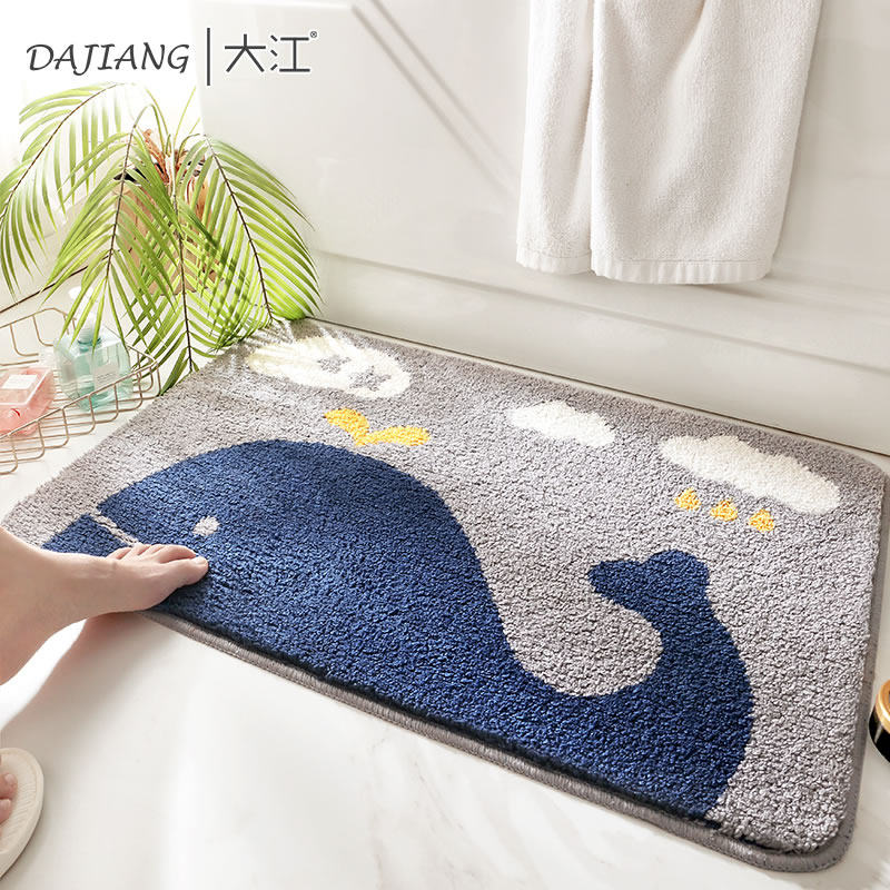 大江地垫卫生间吸水家用洗手间防滑垫脚踏垫浴室门口门垫卡通地毯,居家布艺,家用脚垫,淘宝优惠券,粉丝福利购,淘宝优惠卷