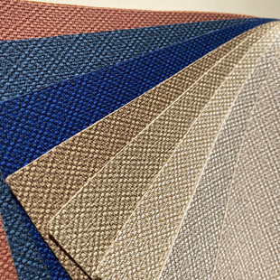 床头背景墙皮革面料加厚仿亚麻皮料PVC人造DIY米沙发家具软包硬包