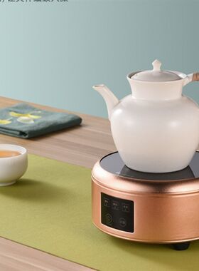 信轩堂电陶炉玻璃茶壶煮茶器小型电磁炉静音家用光波炉泡茶晋芳