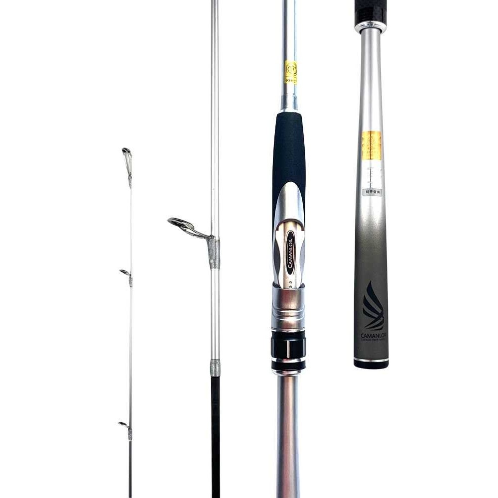 卡曼龙实心梢滑漂路亚竿杆枪直柄远投鲈鱼钓竿弹射FJ导环碳素手柄,户外/登山/野营/旅行用品,路亚竿,淘宝优惠券,粉丝福利购,淘宝优惠卷