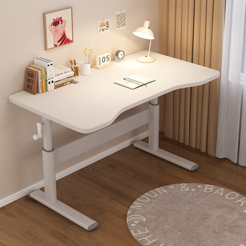 升降桌子电脑桌家用台式书桌卧室学生学习写字桌简约小户型办公桌