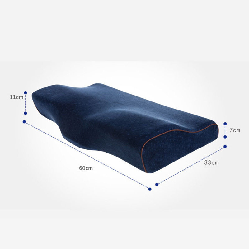 慢回弹记忆枕枕 蝶形 颈椎枕 定制记忆海棉 睡眠枕