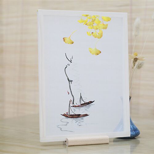 苏绣diy材料框空白框摆台免装裱真丝布料双面绣框初学者刺绣