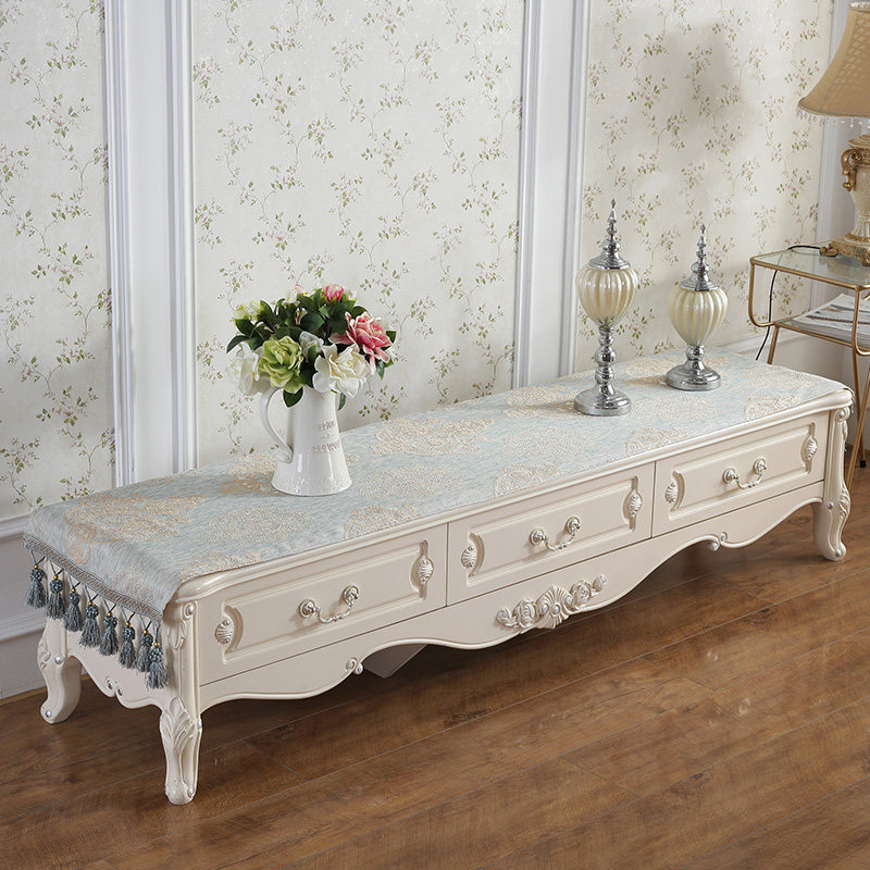 欧式电视柜桌布茶几布客厅家用长方形桌旗定做高端小奢华布艺盖巾,居家布艺,桌布,淘宝优惠券,粉丝福利购,淘宝优惠卷