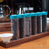 试管 咖啡都保存罐分装 闻香单剂量 咖啡豆离心管底座带漏斗 素止