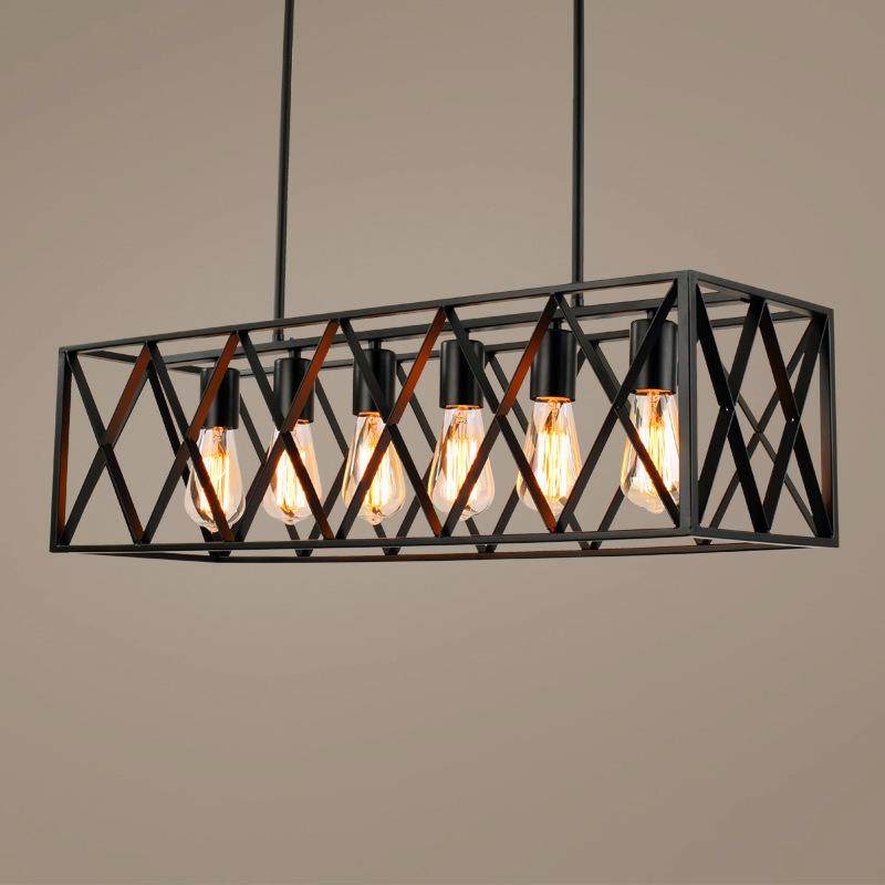 复古餐厅吊灯饭店咖啡厅服装店网咖黑色铁艺工业风艺术吧台吊灯,家装灯饰光源,智能吊灯,淘宝优惠券,粉丝福利购,淘宝优惠卷