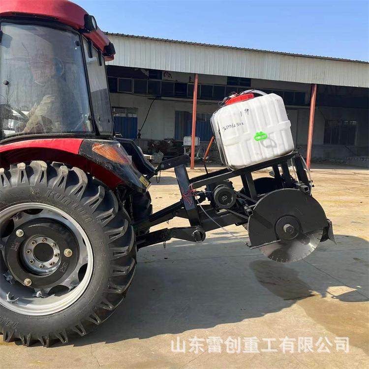 公路地面切割机 双切片水泥路切缝机 合金锯片 管道挖沟割缝机