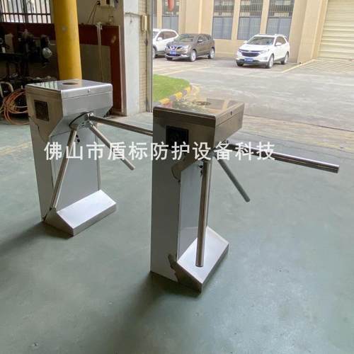 游乐场所入口单向立式三辊转闸门 车站售票入口通道不锈钢挡闸