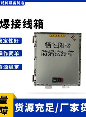 防爆箱不锈钢带立柱阳极防爆接线箱搭挠性管 1-3米EXdI电位测试桩