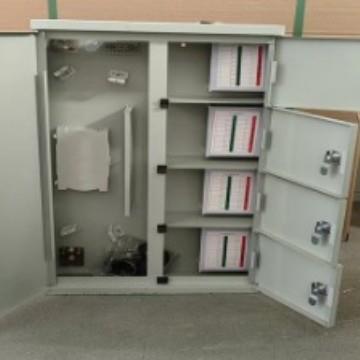 室内壁挂48芯四网合一光纤分纤箱 多款规格三网合一网络箱配电箱