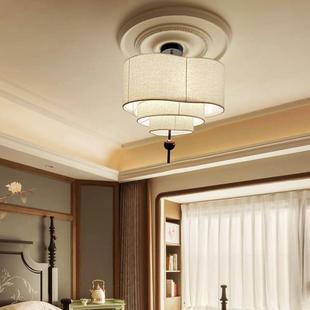 中古侘寂风卧室灯2024款 led吸顶灯复古客厅餐厅书房间灯