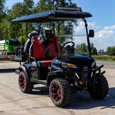 Hightop厂家直售四座高尔夫球车 出口加拿大新能源电动观光车